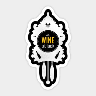 Wine O Clock Sticker